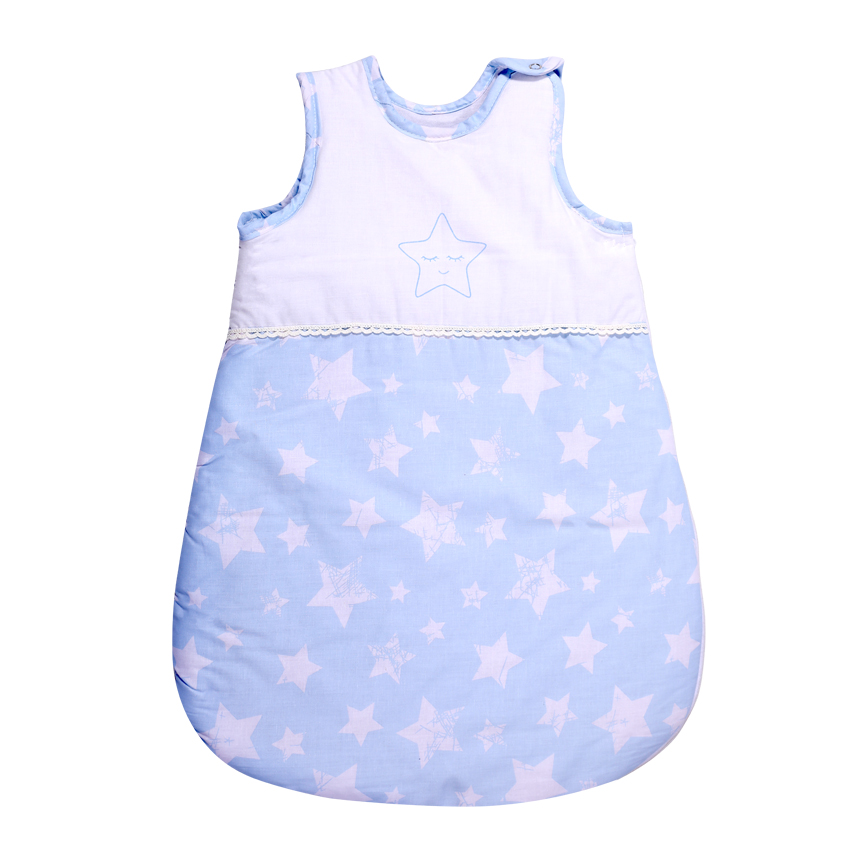 Spací vak pre bábätká Lorelli SUMMER 0-6 M BLUE STARS